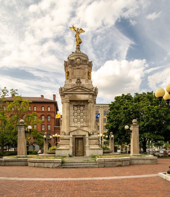 Civil War memorial, New Britain, Connecticut